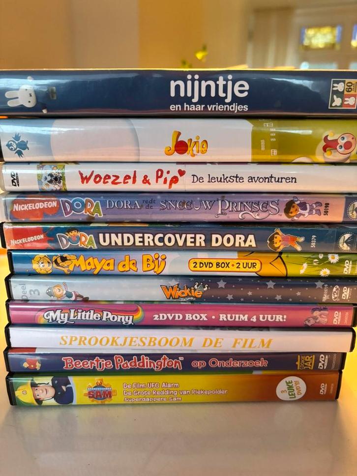 Stapel kinder DVD’s, Cd's en Dvd's, Dvd's | Kinderen en Jeugd, Gebruikt, Film, Overige genres, Boxset, Alle leeftijden, Ophalen of Verzenden
