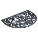 Half ronde deurmat 40x60, Gebruikt, Rubber, Schoonloopmat, Ophalen of Verzenden