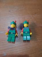 2 Lego Forestmen Figuren met Pluim, Ophalen of Verzenden, Gebruikt, Losse stenen, Lego