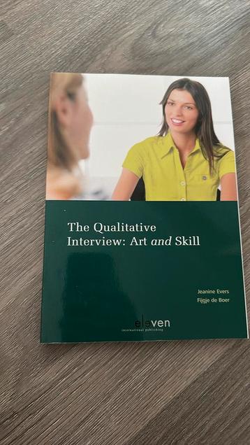 Jeanine Evers - The qualitative interview beschikbaar voor biedingen