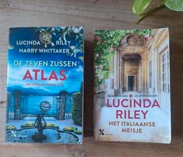 2 boeken v Lucinda Riley Atlas en Het Italiaanse meisje beschikbaar voor biedingen
