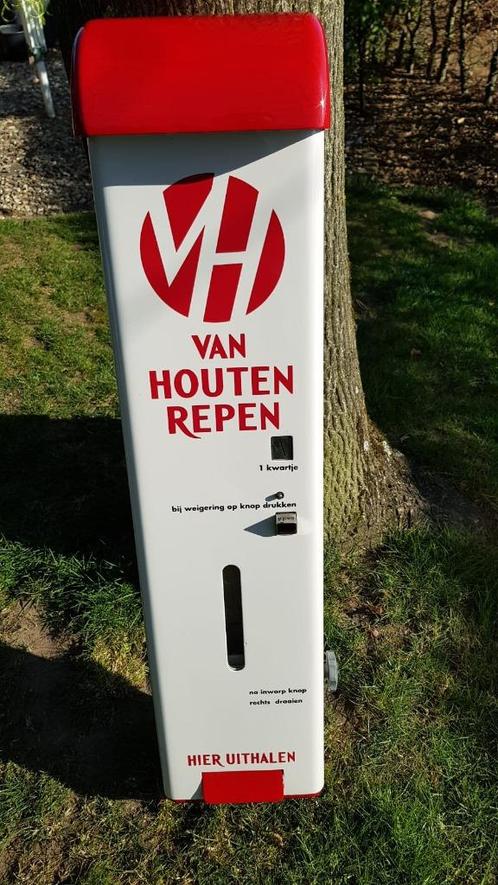 VAN HOUTEN chocolade repen automaat vintage fifties sixties, Verzamelen, Automaten | Overige, Ophalen