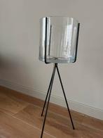 Rastelli Cilinder Vaas op Standaard, 50 tot 75 cm, Zwart, Ophalen of Verzenden, Glas