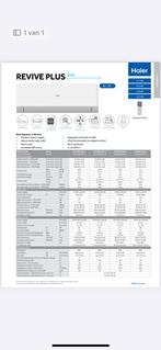 Haier Revive plus single set 2.5-3.5-5.0-6,8 kw, Ophalen of Verzenden, Nieuw, Wandairco