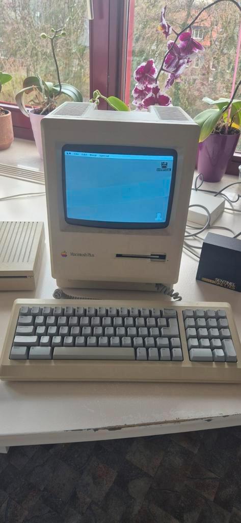 Apple Macintosh Plus 1MB - Vintage Computer, Computers en Software, Vintage Computers, Ophalen
