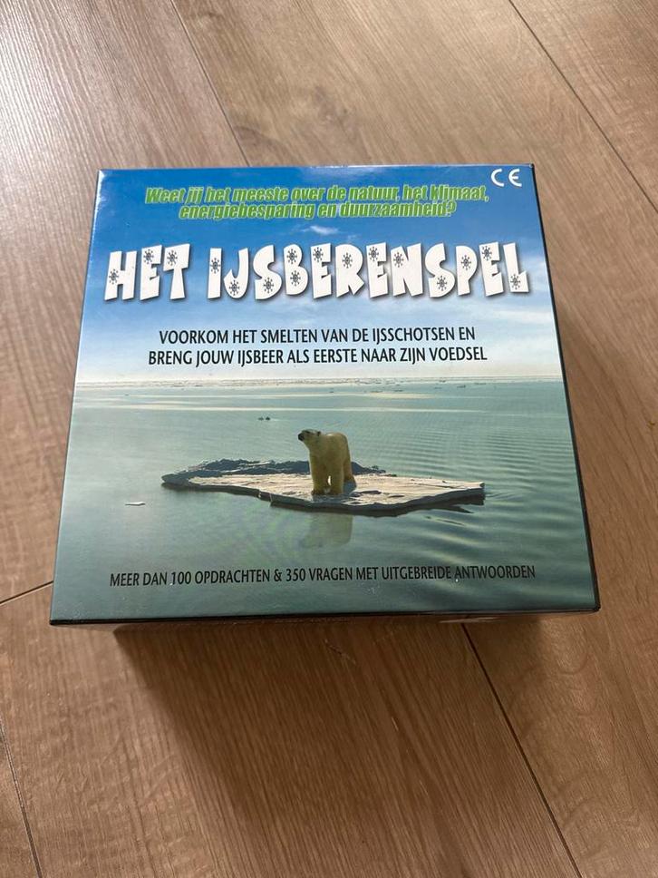 Het IJsberenspel - Super Leuk!, Hobby en Vrije tijd, Gezelschapsspellen | Bordspellen, Zo goed als nieuw, Een of twee spelers