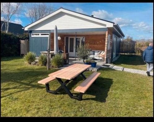 Douglas tafels met stalen x frame ! Bezorging door heel nl!!, Tuin en Terras, Tuintafels, Nieuw, Rechthoekig, Hout, Verzenden