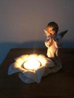 Porselein kerst engel theelichtje kerstmis vintage antiek, Diversen, Kerst, Ophalen of Verzenden, Zo goed als nieuw