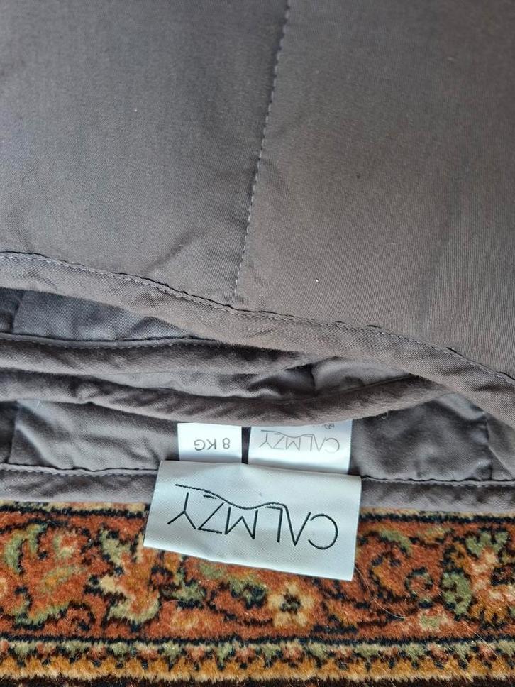 Calmzy verzwaringsdeken 8 kg - 150x200 cm, Huis en Inrichting, Slaapkamer | Beddengoed, Nieuw, Deken of Dekbed, Tweepersoons, Grijs