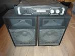 Mc crypt versterker en boxen, Ophalen, Zo goed als nieuw, Front, Rear of Stereo speakers, Overige merken