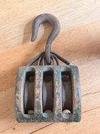 Houten scheeps katrol, Antiek en Kunst, Ophalen of Verzenden