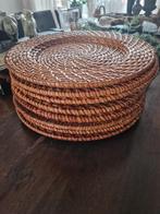 Rieten onderborden., Huis en Inrichting, Schaal, Rond, Ophalen of Verzenden, Zo goed als nieuw