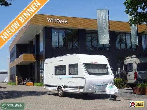 Dethleffs C'Joy 420 super licht gewicht !, Caravans en Kamperen, Caravans, tot en met 3, 750 - 1000 kg, Treinzit, Dethleffs, Dwarsbed