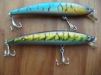 2 stuks kunstaas pluggen / roofvis pluggen / baars pluggen, Watersport en Boten, Ophalen of Verzenden, Nieuw, Overige typen