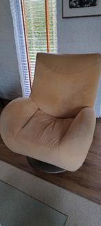 Feautuil Leolux, kleur geel, Huis en Inrichting, Ophalen, Gebruikt, Modern, 50 tot 75 cm
