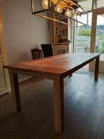 Prachtige grote massief houten eettafel, Ophalen, 200 cm of meer, 50 tot 100 cm, Zo goed als nieuw
