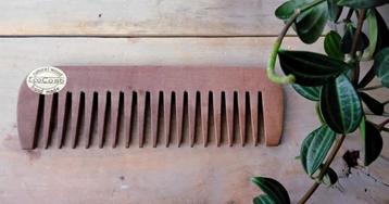 Houten kam - Eco comb - natural wood - hand made  beschikbaar voor biedingen