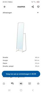 Passpiegel - Zo goed als nieuw!, Huis en Inrichting, Woonaccessoires | Spiegels, Minder dan 50 cm, Ophalen of Verzenden, Zo goed als nieuw