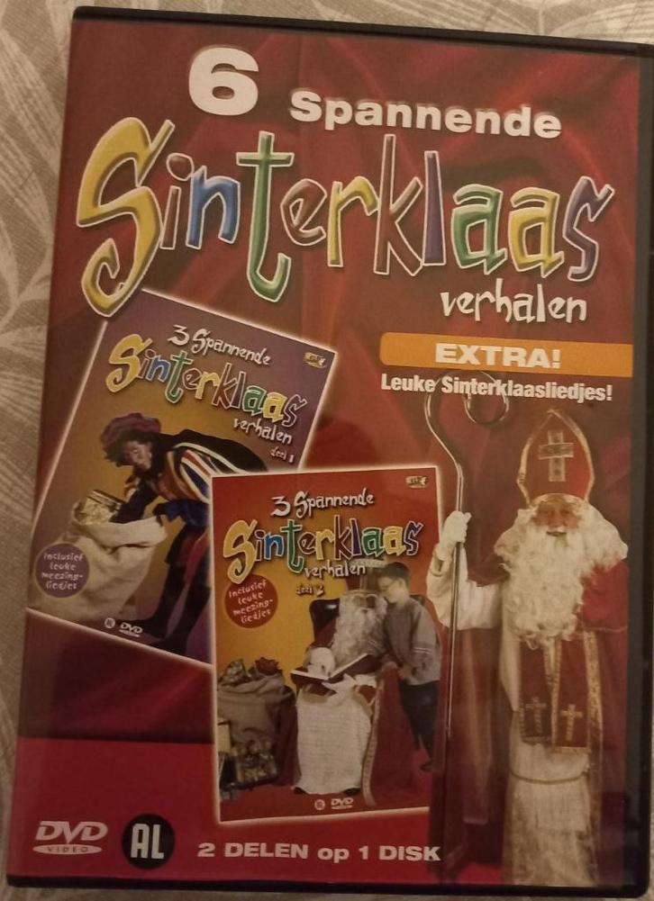 Originele DVD 6 spannende Sinterklaas verhalen, Cd's en Dvd's, Dvd's | Kinderen en Jeugd, Zo goed als nieuw, Film, Overige genres