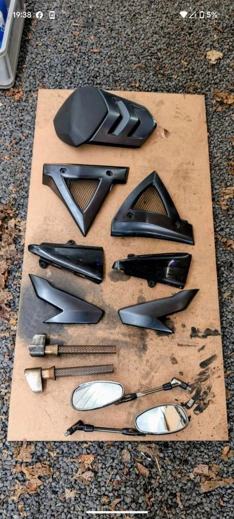 Suzuki B-King Onderdelen: Spiegels, Kappen, Decibel Killers, Ophalen of Verzenden, Gebruikt