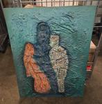 Abstract schilderij de Haan Willemse, Antiek en Kunst, Kunst | Schilderijen | Abstract, Ophalen