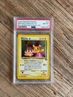 Birthday Pikachu PSA 8 Italiaans, Ophalen of Verzenden, Nieuw, Losse kaart