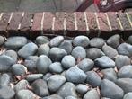 Grijze sierkeien voor tuin, Ophalen, Overige materialen, Gebruikt, Kei