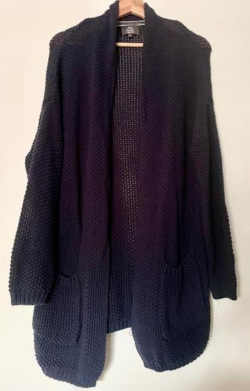 Gebreid Donker blauw vest maat XL human nature beschikbaar voor biedingen