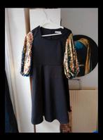 Mooie zgan glitter jurk shein maat 152, Ophalen of Verzenden, Zo goed als nieuw, Maat 34 (XS) of kleiner, Zwart