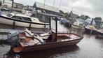 Aluminium platbodem met custom made t top - 70 pk yamaha, Watersport en Boten, Ophalen, 50 pk of meer, Aluminium, Zo goed als nieuw