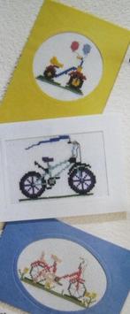 Borduurpatroon  3 Kinder Fietsjes    nr 9904, Verzenden, Nieuw, Handborduren, Patroon
