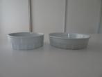 Porcelaine Du Reussy schaal ovenschaal wit rond, Ophalen of Verzenden, Zo goed als nieuw, Overige stijlen, Schaal of Schalen