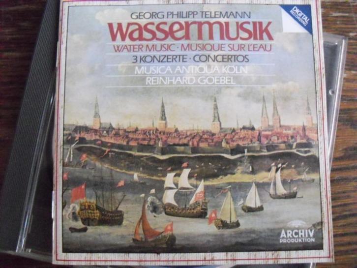 Georg Philipp Telemann "Wassermsiek" CD, Cd's en Dvd's, Cd's | Klassiek, Zo goed als nieuw, Orkest of Ballet, Barok, Ophalen of Verzenden