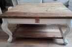 Riviera Maison salontafel driftwood 90x90, zie foto’s., Huis en Inrichting, Tafels | Salontafels, Ophalen, Gebruikt, Vierkant