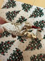 Antieke kerstboom zwaan en vogel incl knijper izgst glas, Ophalen of Verzenden, Gebruikt