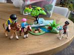 Playmobil wandelingetje met paarden, Ophalen of Verzenden, Gebruikt, Complete set