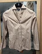 Beige gestipte blouse Cavallaro, Ophalen of Verzenden, Zo goed als nieuw, Maat 38/40 (M), Beige