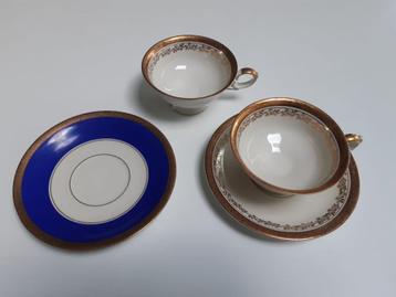 Antiek ALKA Kunst Kronach Bavaria servies: kopjes + schotels beschikbaar voor biedingen