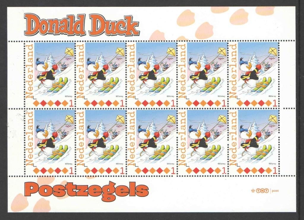 Postzegels Donald Duck, Ontdek Duckstad: Vel 28, Postzegels en Munten, Ophalen of Verzenden, Na 1940, Postfris
