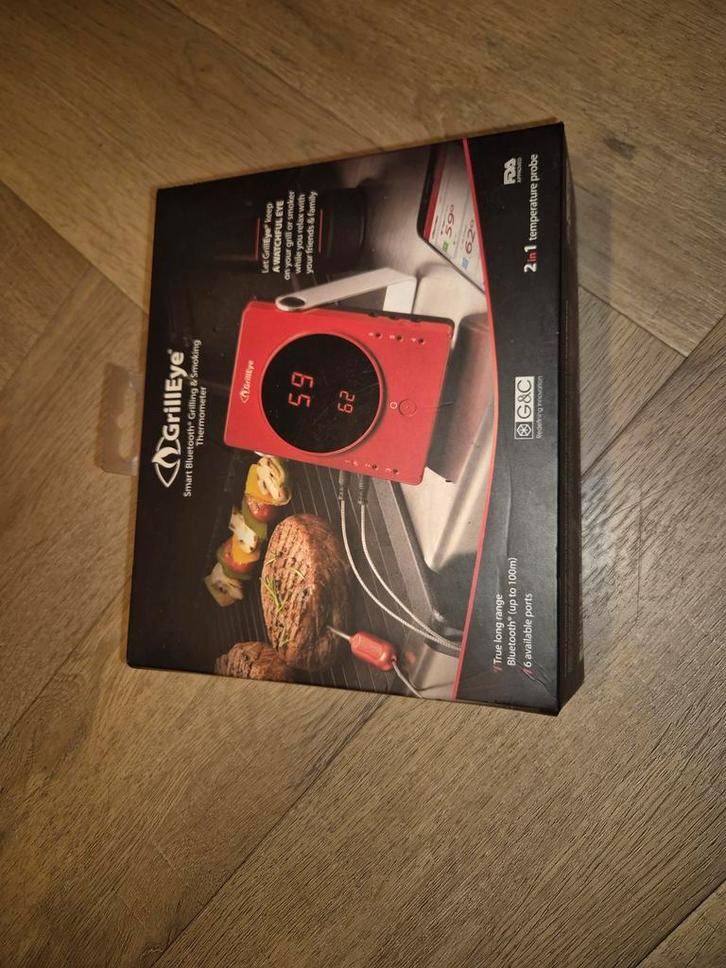 GrillEye BBQ Probe - Perfecte Kerntemperatuur!, Tuin en Terras, Barbecue-accessoires, Ophalen