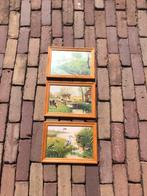 Klassieke Schilderijen Set - Landschapsthema's (3 stuks), Ophalen of Verzenden