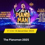 2 kaartjes The Pianoman Jeroen van der Boom - Ahoy 12 dec, Tickets en Kaartjes, Twee personen, December, Levenslied