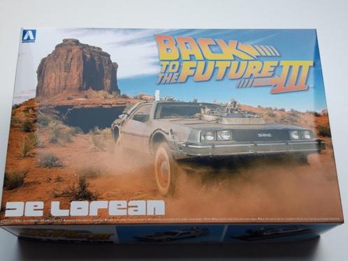 DeLorean Back to the Future 3 – Moviecar modelbouw 1:24, Hobby en Vrije tijd, Modelbouw | Auto's en Voertuigen, Nieuw, Auto, Groter dan 1:32