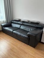 Mooie leren bank in topconditie!, Huis en Inrichting, Banken | Bankstellen, Driepersoons, Ophalen of Verzenden, Zo goed als nieuw