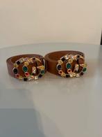 Gucci Riem met Stenen ( nep ), 80 tot 90 cm, Echt leder, Heupriem, Ophalen of Verzenden