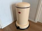 Wesco Base prullenbak – laag model, crème wit, Ophalen, Gebruikt, Met pedaal, 50 tot 75 cm