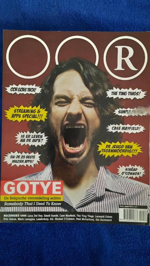 OOR 2-2012 Gotye The Ting Tings Simple Minds Case Mayfield D, Boeken, Tijdschriften en Kranten, Zo goed als nieuw, Muziek, Film of Tv