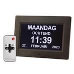 Dementieklok zwart, Niet ingevuld, Verzenden, Digitaal, Overige typen