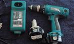 Makita Accuboormachine 12V met lader en x2 accu, Doe-het-zelf en Verbouw, Gereedschap | Boormachines, Ophalen, Gebruikt, Variabele snelheid
