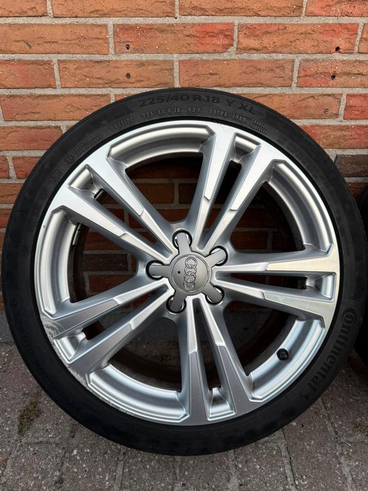 Originele Audi OEM velgen 18” 225/40 R18 5x112 A3 A4, Auto-onderdelen, Banden en Velgen, Banden en Velgen, Zomerbanden, 18 inch